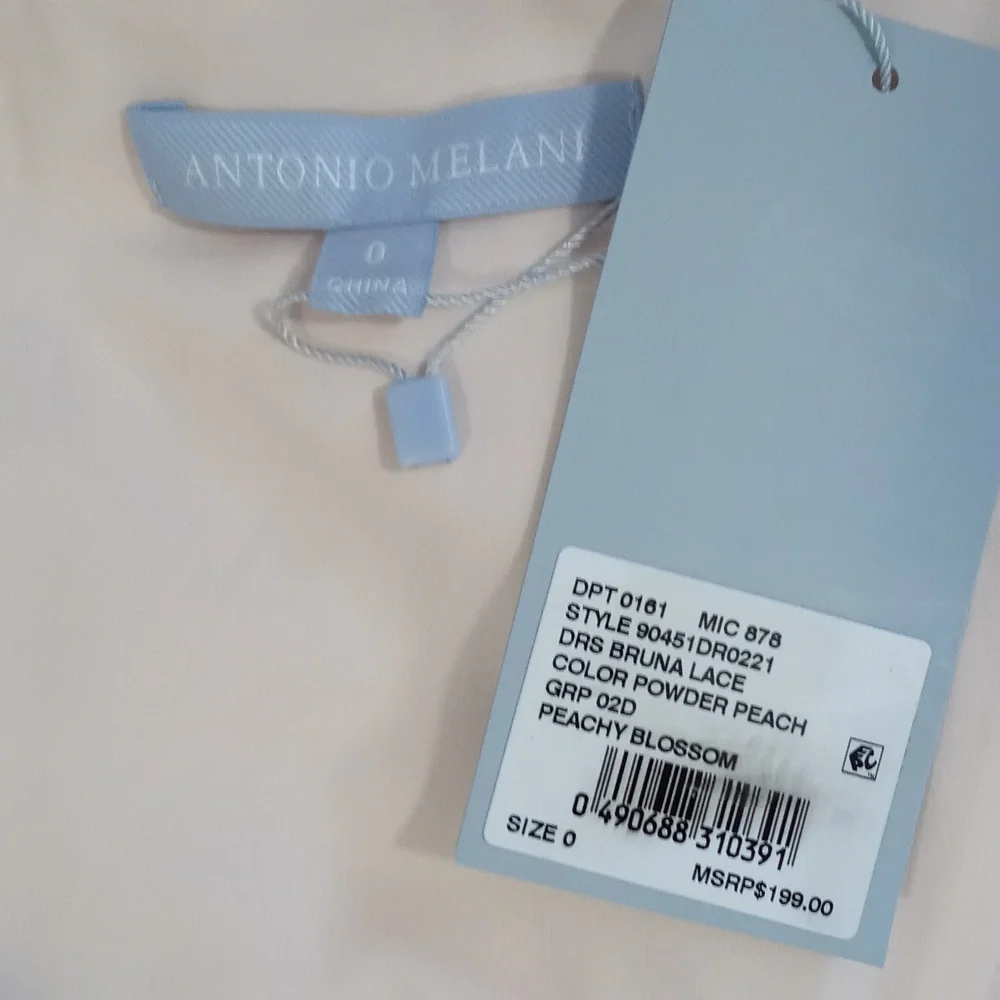 🆕️ 🍑Antonio Melani🍑 - Bruna Peachy Blossom Lace Button-Front Dress - Picture 4 of 13